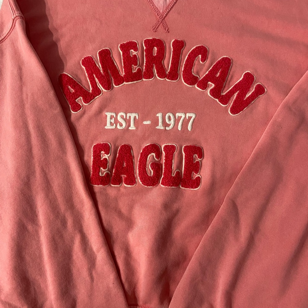 American Eagle Outfitters Pink Crew Neck Sweater